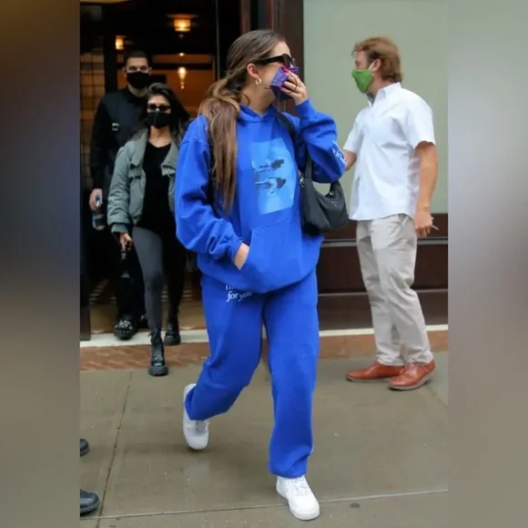 Harry Hudson Merch Hihfy Blue Hoodie Men Size Large RARE - Picture 1 of 8